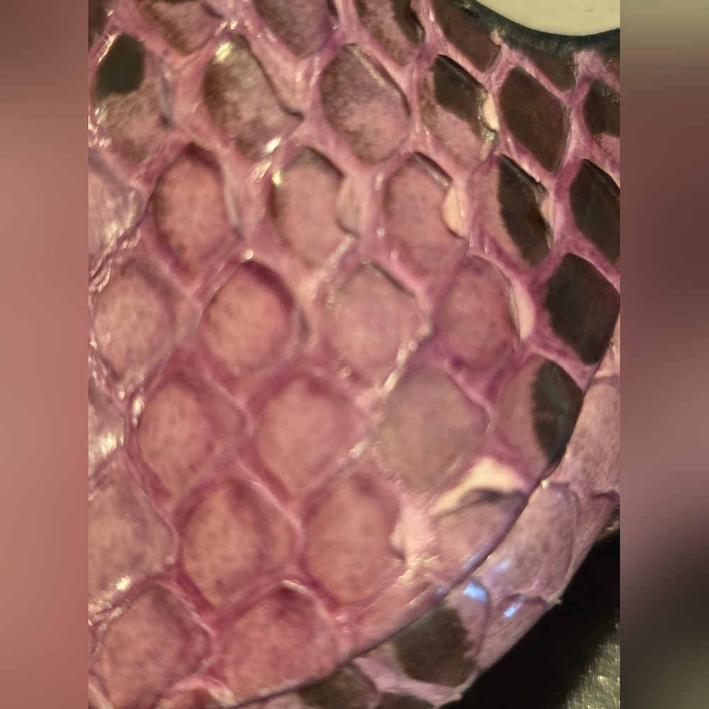 SALE Sergio Rossi Snake Print Sandal Heels - Picture 6 of 13